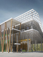 AUBERVILLIERS CENTRE DE RECHERCHE SAINT - GOBAIN - frederic borel architecte