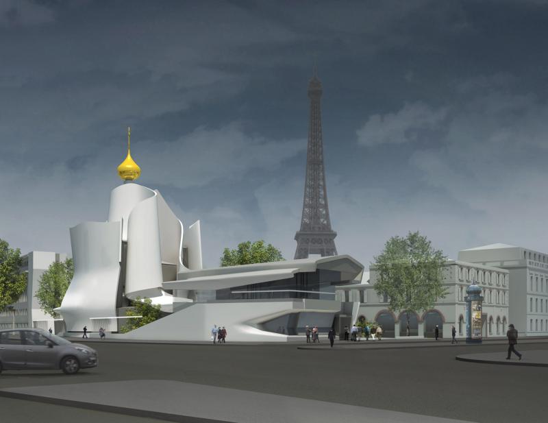 borel architecture - Branly église orthodoxe bâtiment art