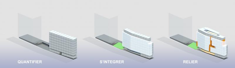 frederic borel architecte - diagrammes paris rue bach