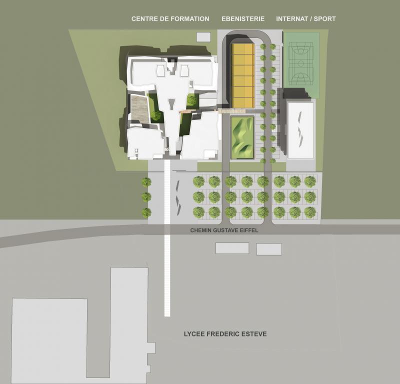 frederic borel architect - utopie, foret, bâtiment 