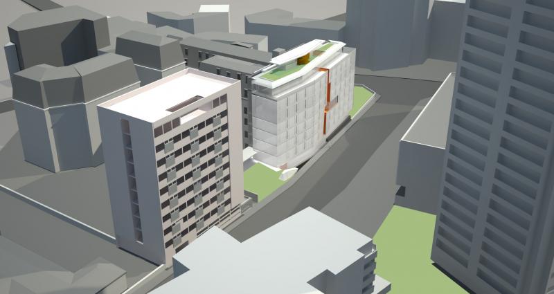 rue bach borel frederic- vue aerienne  paris 13