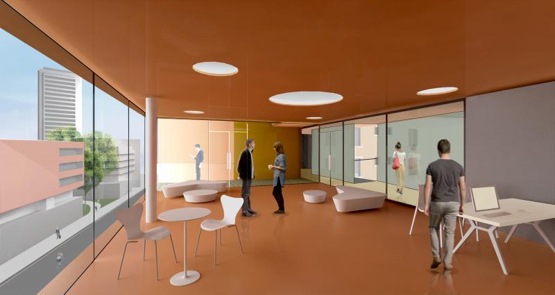 frederic borel architecte - salle commune rue bach paris