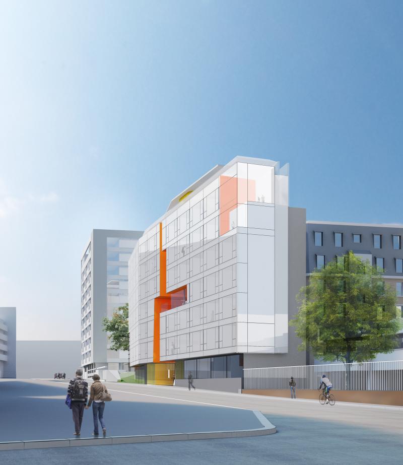 frederic borel architect - vue basse rue bach