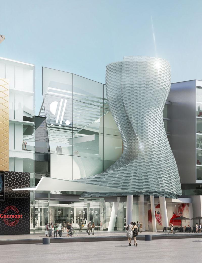 frederic borel architect Aquaboulevard Pôle de commerces cinémas sports logements