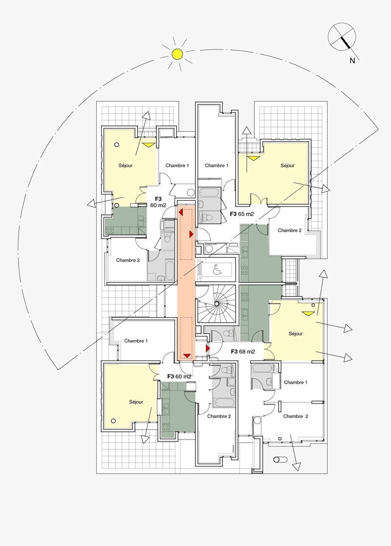 frederic borel - logements et maisons de ville - Pas-de-Calais