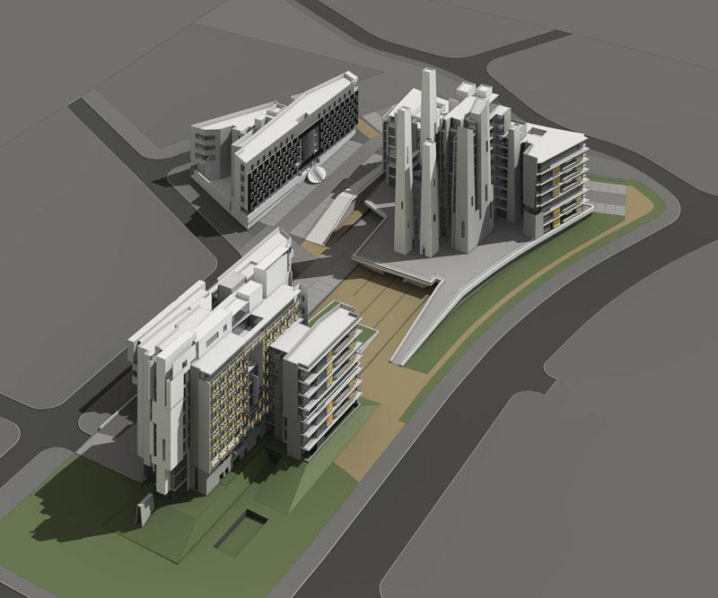 frederic borel - Quevilly Habitat ensemble de constructions