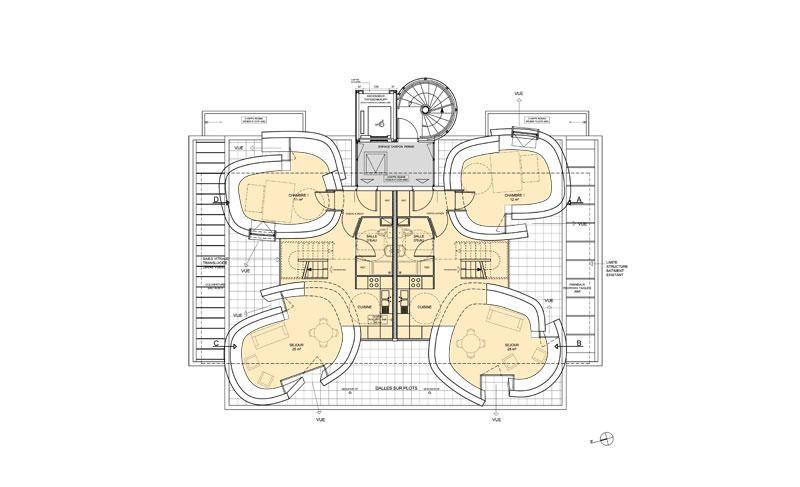 frederic borel architecte - logements sociaux et locaux d’activités, rue Saint-Exupéry