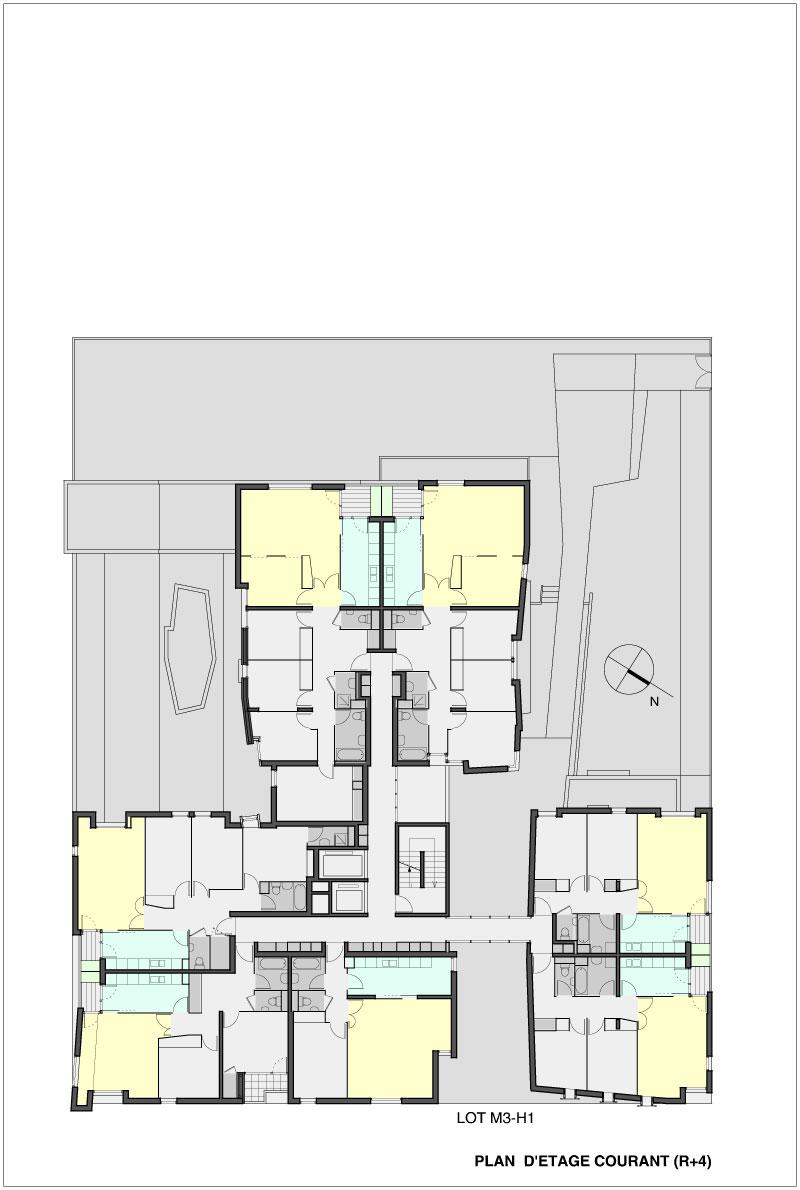 borel architect – ZAC Masséna logements, locaux d’activités, parkings - Paris 13e