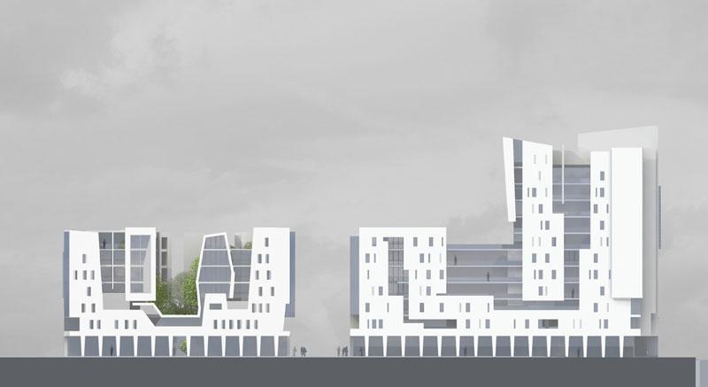 frederic borel architecte - programme logements bureaux activités 