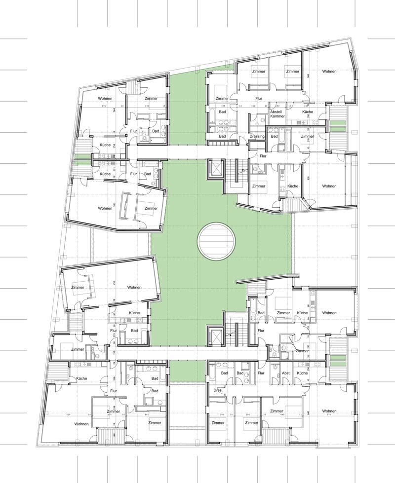 frederic borel architecte - 200 logements bureaux activités - Hambourg