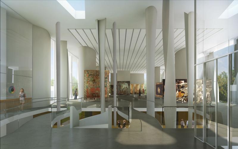 frederic borel architecte - aubusson art de la tapisserie, equipements