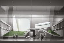 Perspective du Palais de Justice de Laval